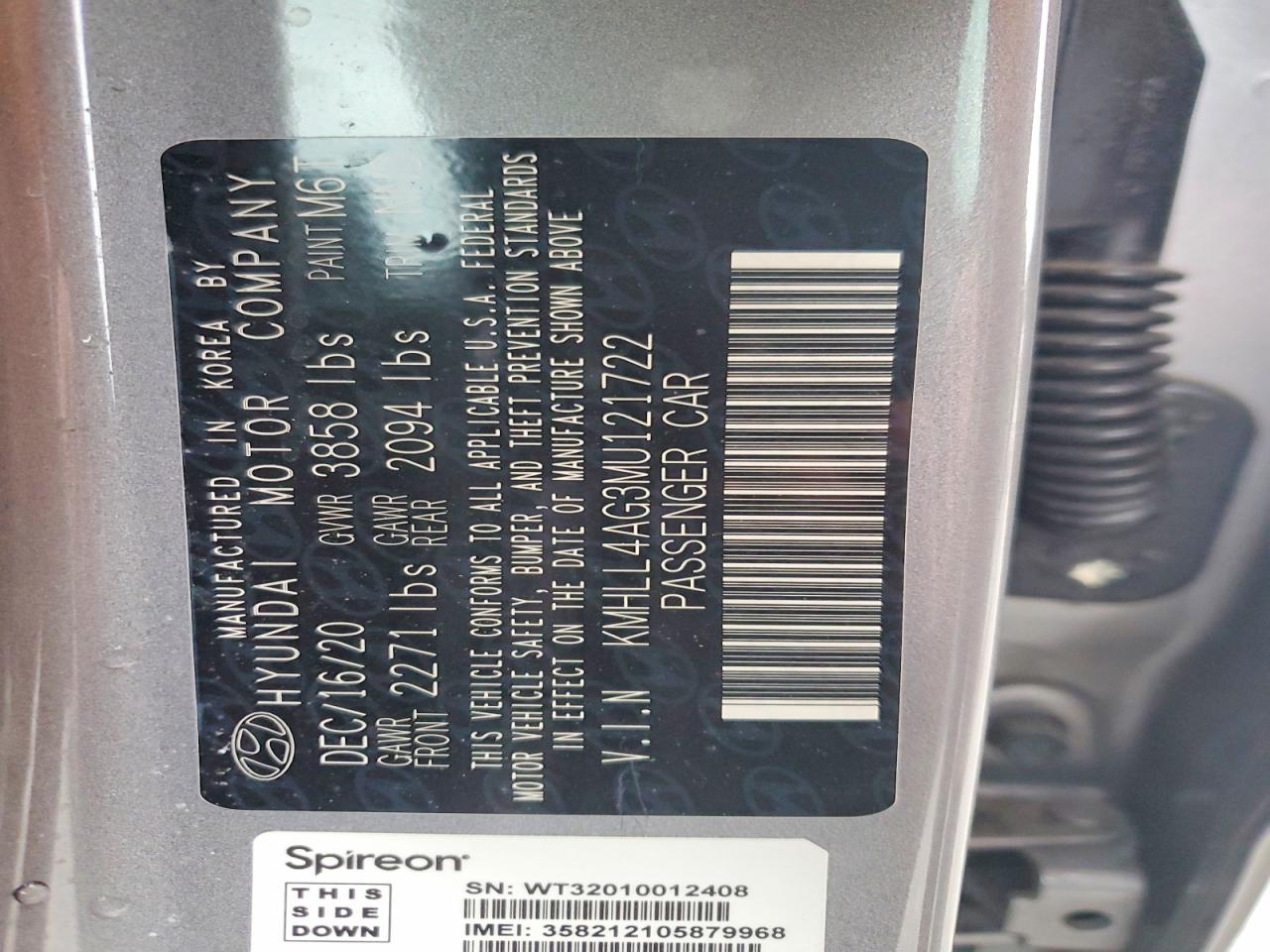 2021 HYUNDAI ELANTRA SE photo 12