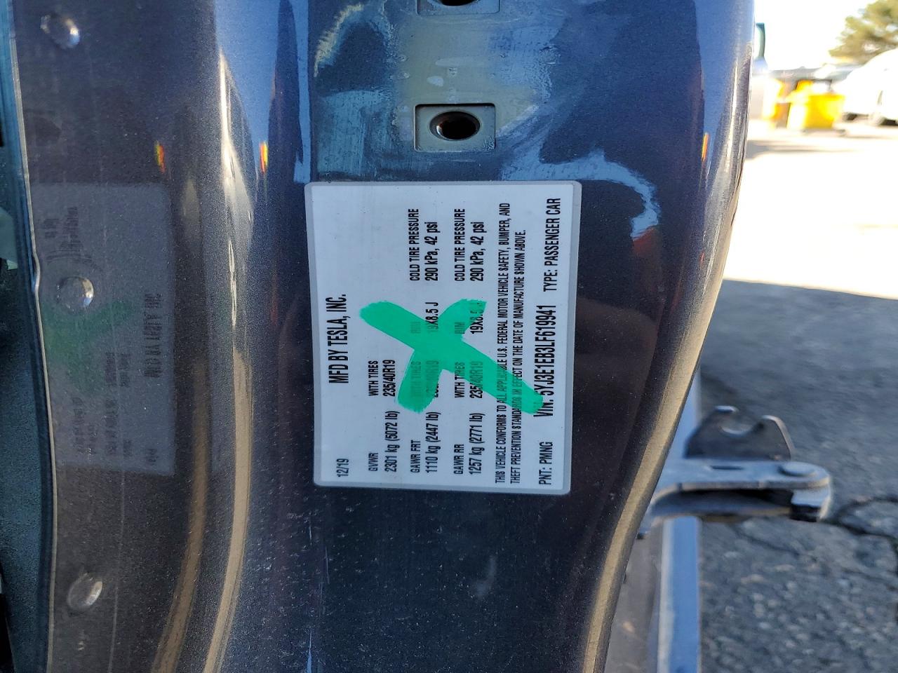 2020 TESLA MODEL 3 photo 12