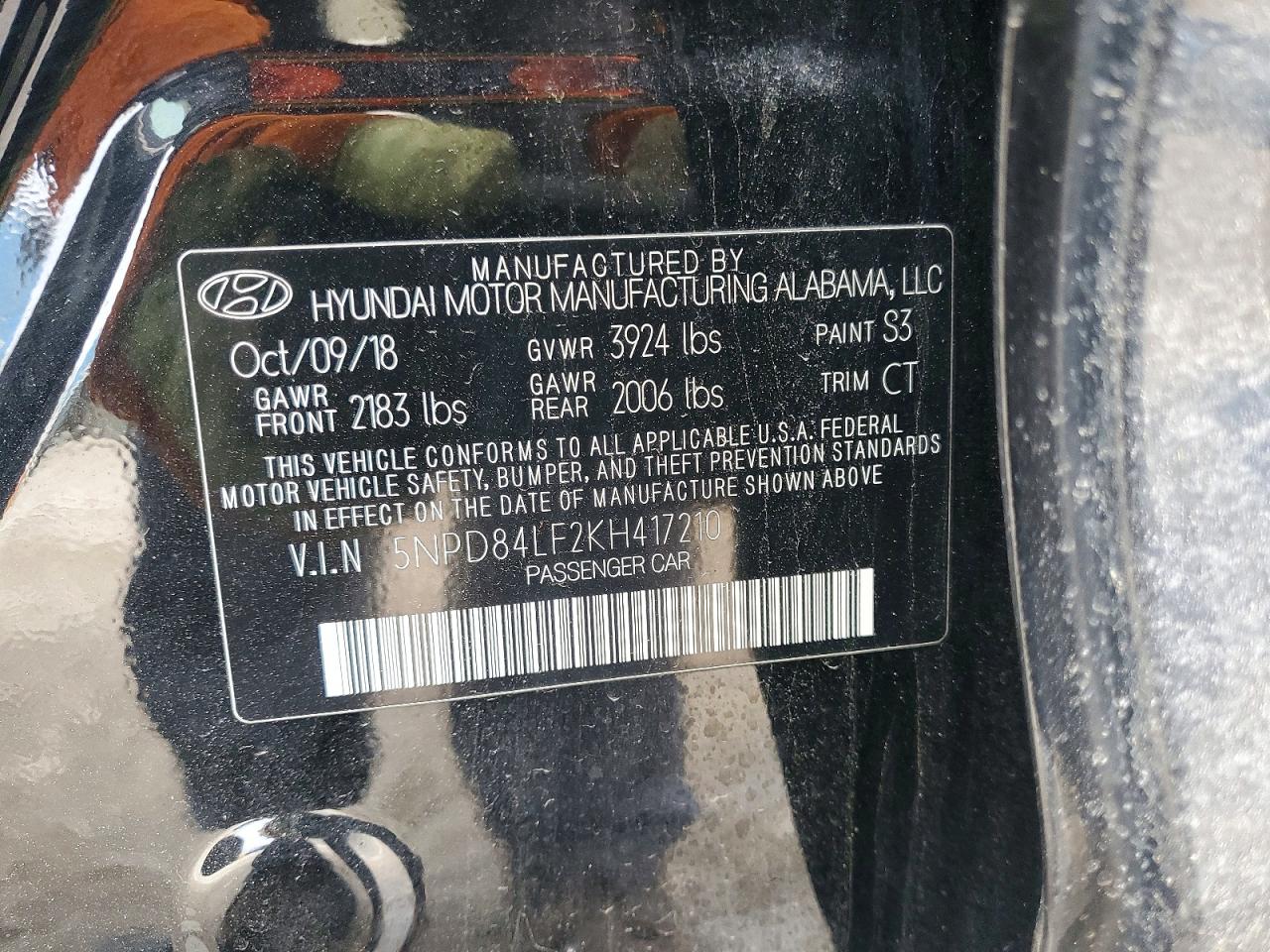 2019 HYUNDAI ELANTRA SE photo 12