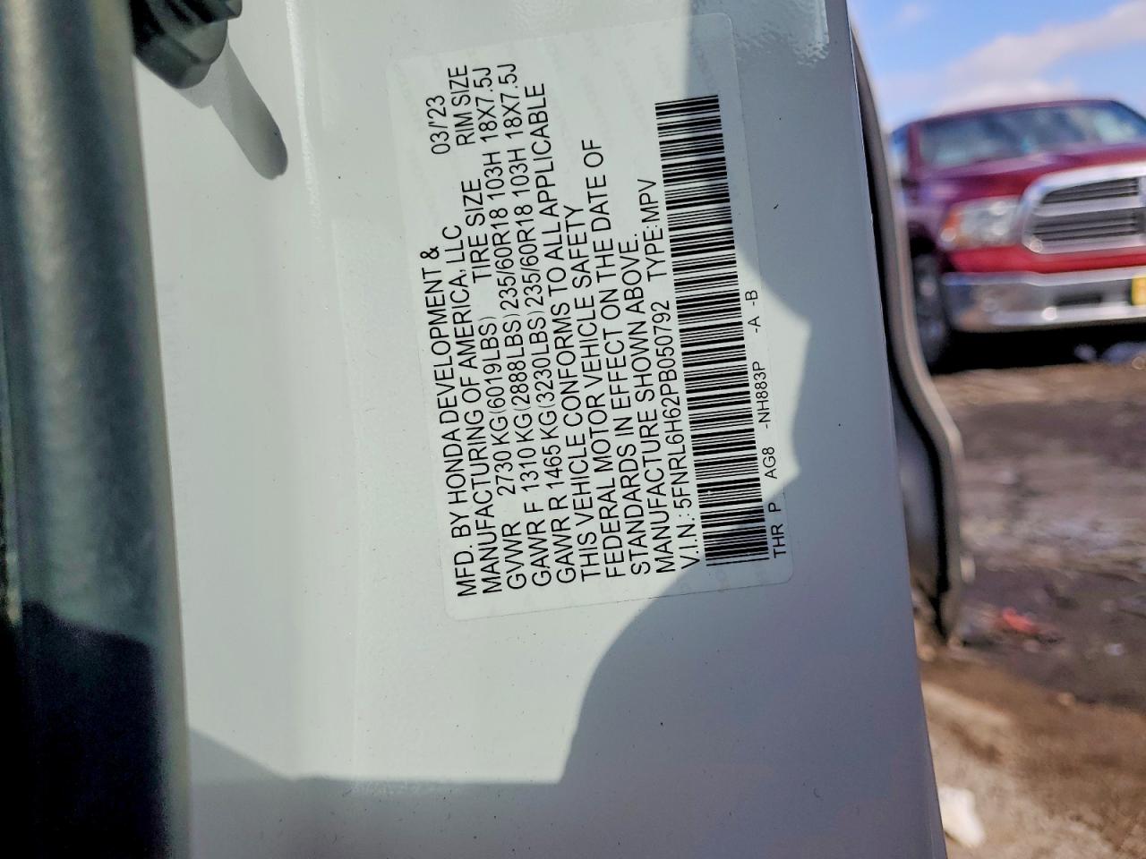 2023 HONDA ODYSSEY EXL photo 25