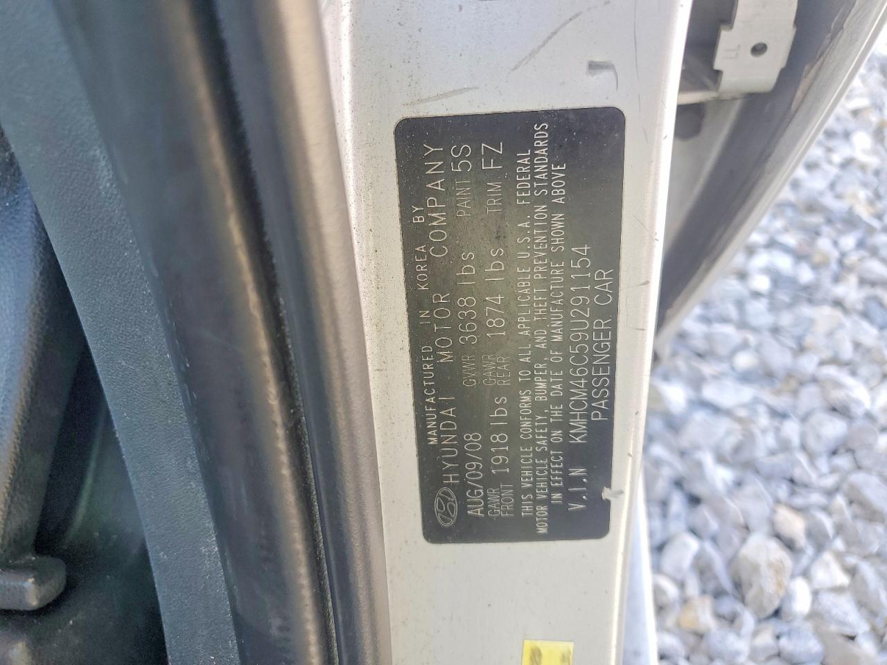 2009 HYUNDAI ACCENT GLS photo 12