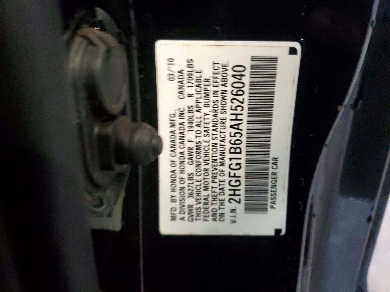 2010 HONDA CIVIC LX photo 34