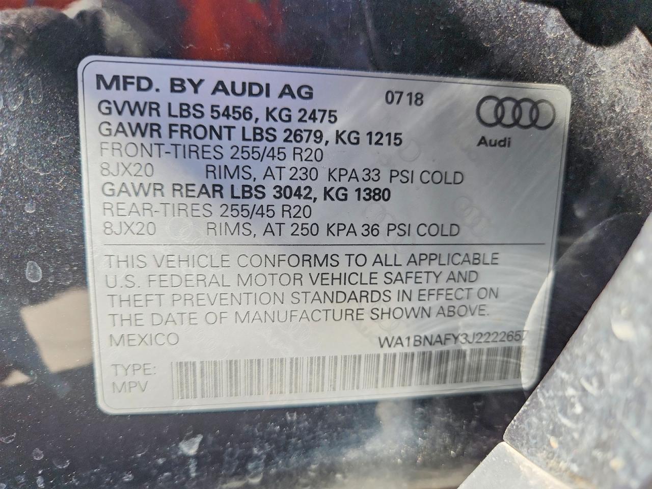2018 AUDI Q5 PREMIUM PLUS photo 14