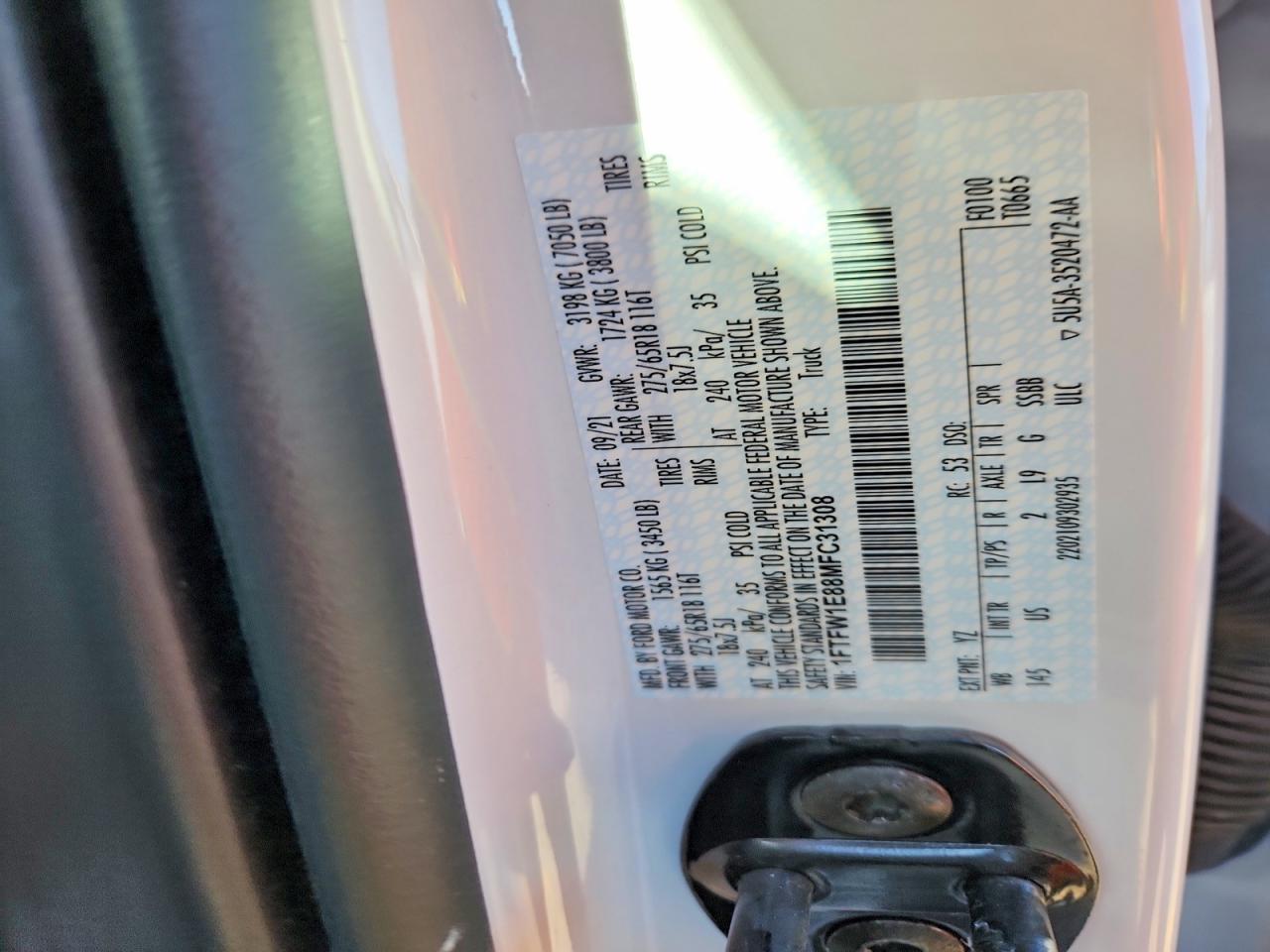 2021 FORD F150 SUPERCREW photo 23