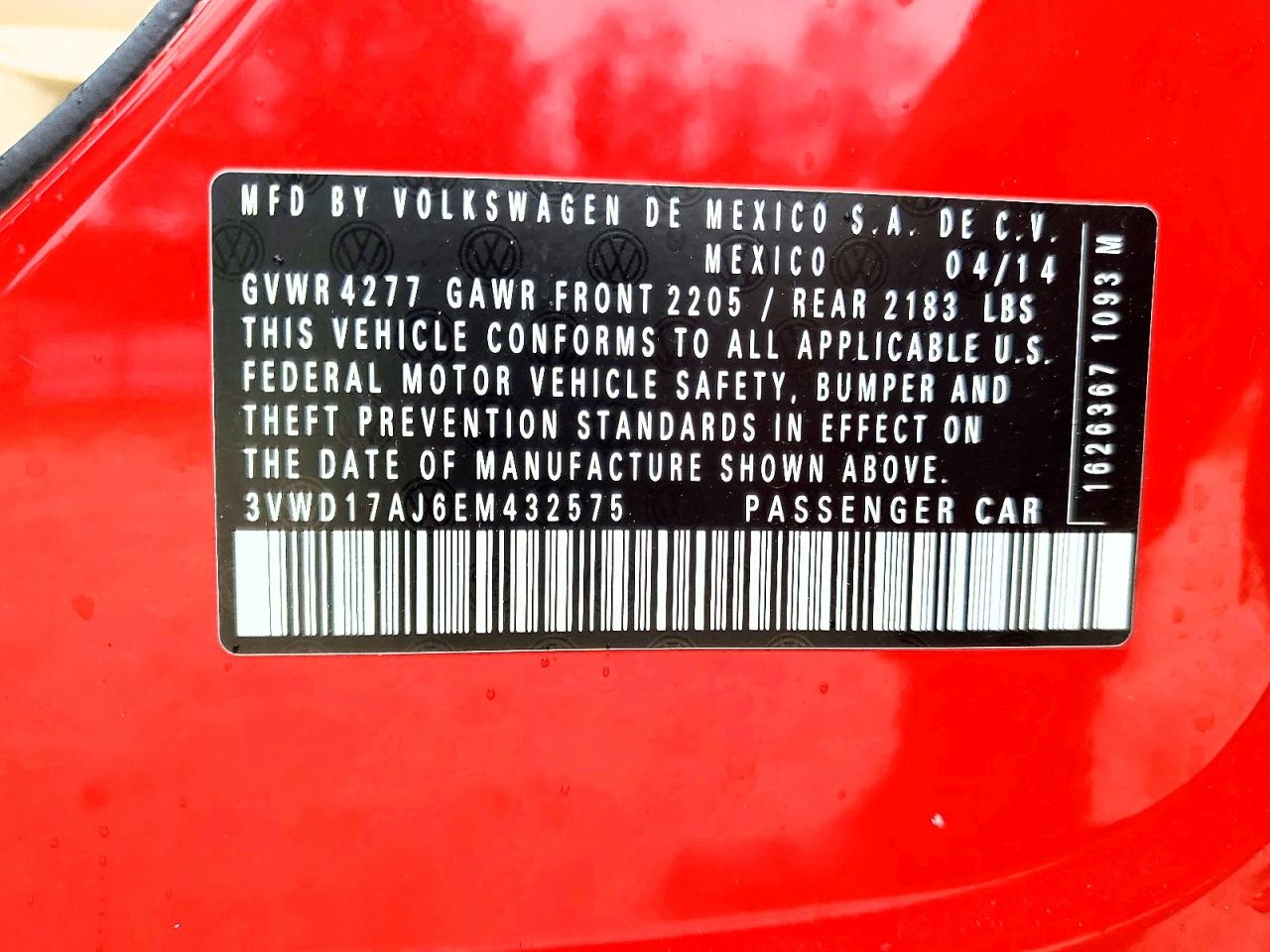 2014 VOLKSWAGEN JETTA SE photo 23