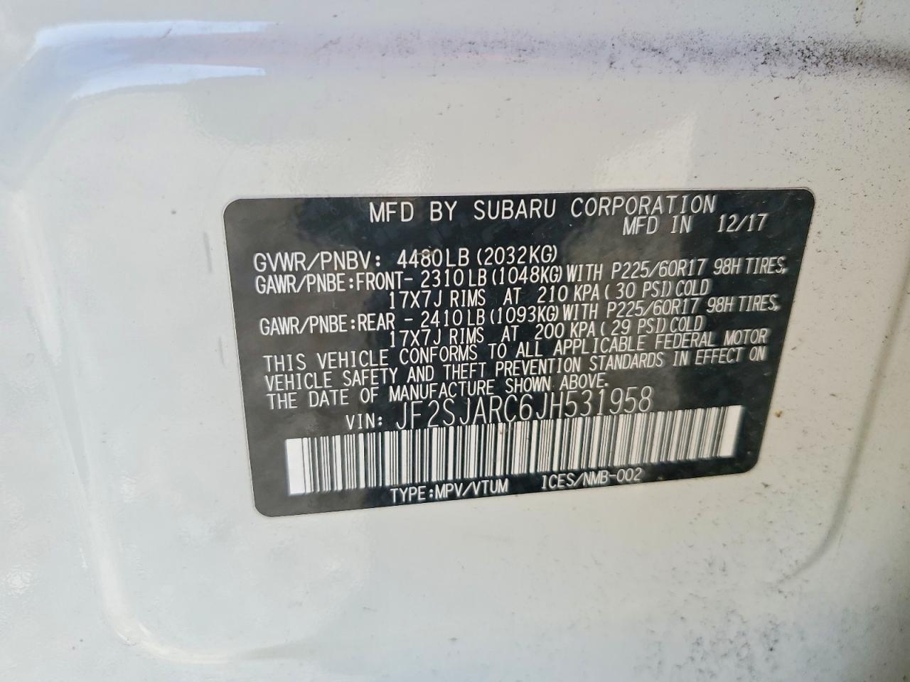 2018 SUBARU FORESTER 2.5I LIMITED photo 25