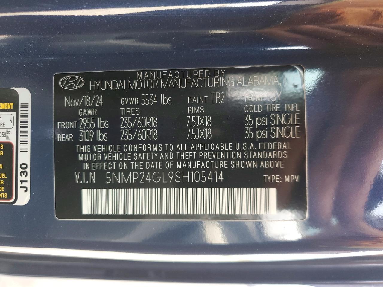 2025 HYUNDAI SANTA FE SEL photo 40