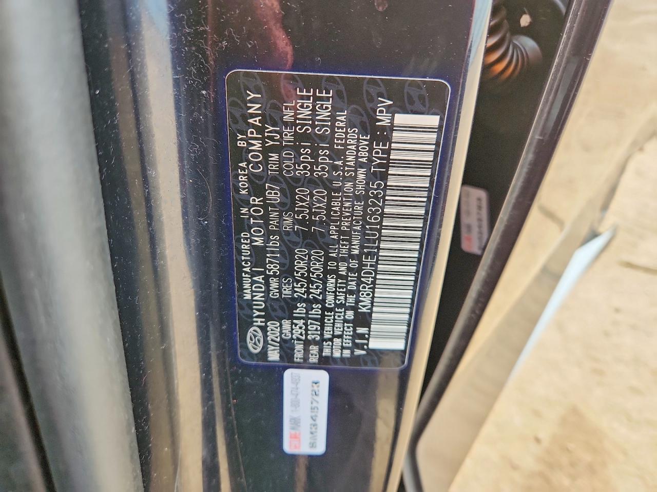 2020 HYUNDAI PALISADE SEL photo 12