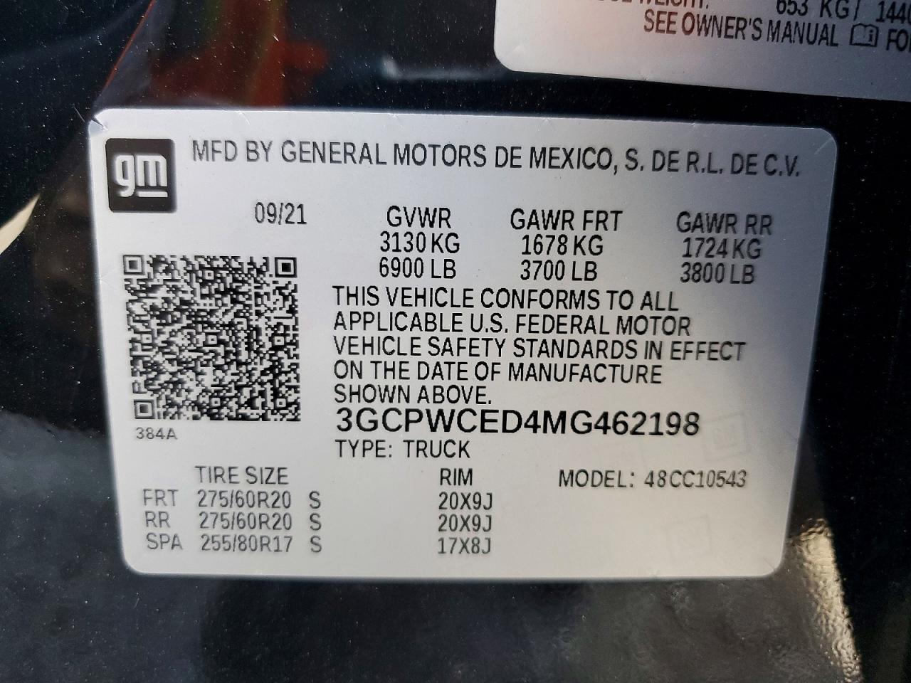 2021 CHEVROLET SILVERADO C1500 LT photo 12