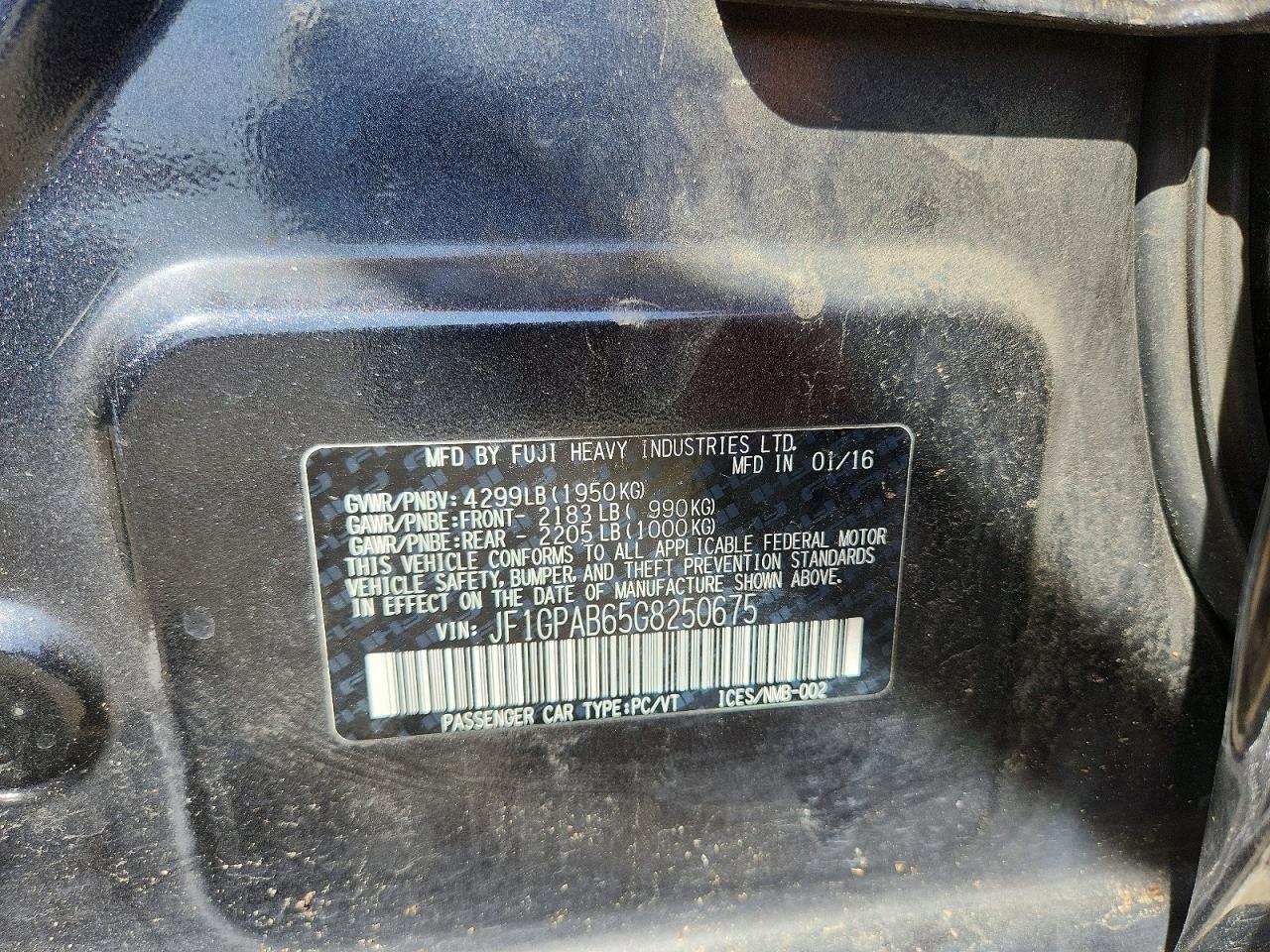 2016 SUBARU IMPREZA PREMIUM photo 13