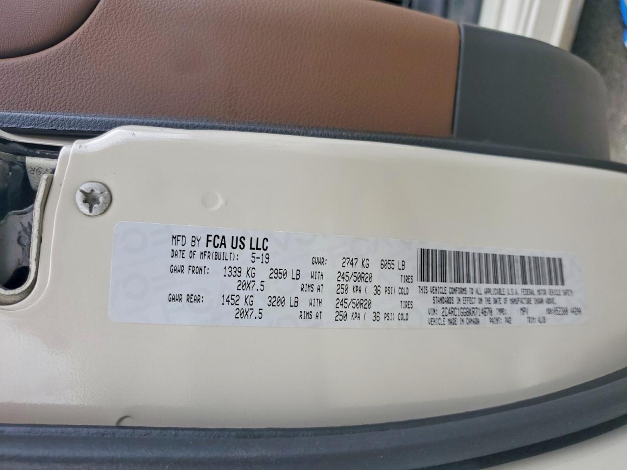 2019 CHRYSLER PACIFICA LIMITED photo 25