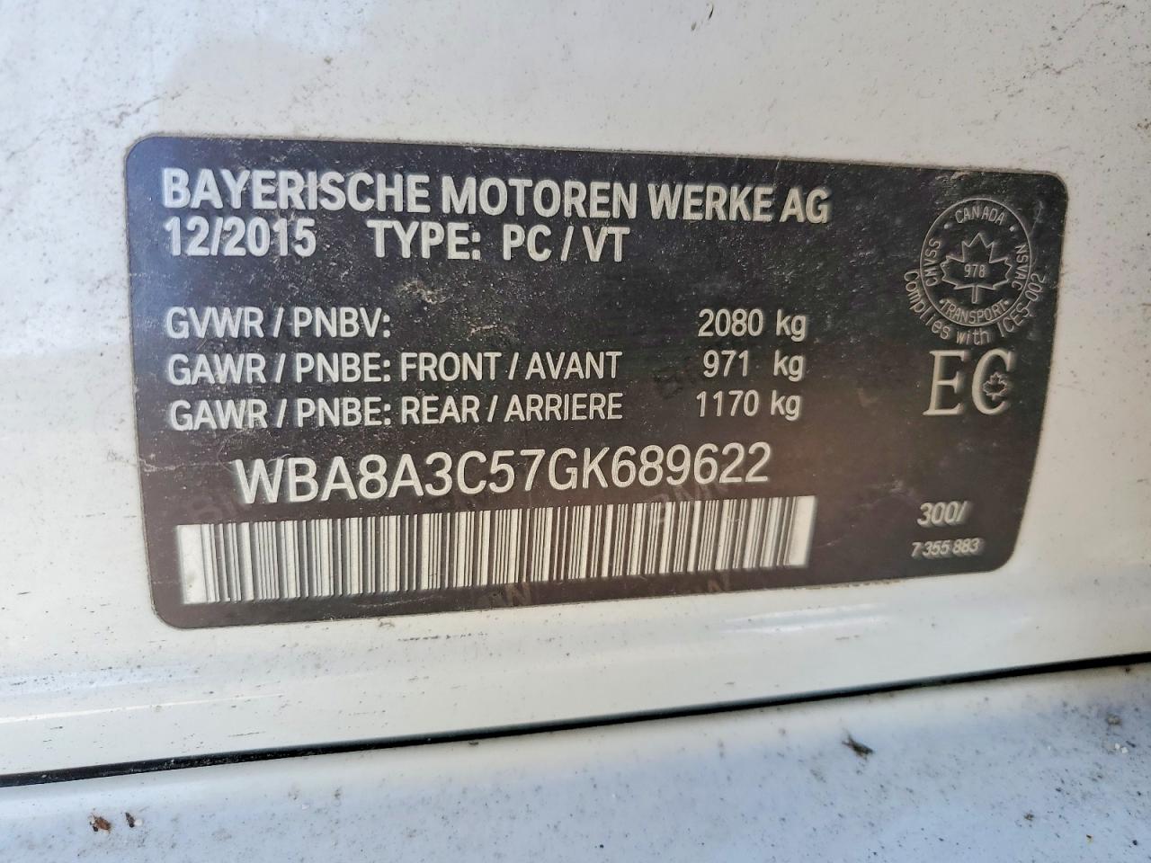 2016 BMW 320 XI photo 23
