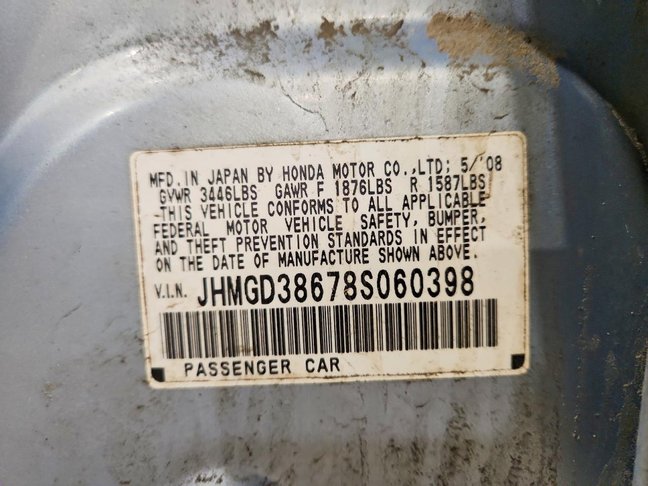 2008 HONDA FIT SPORT photo 23