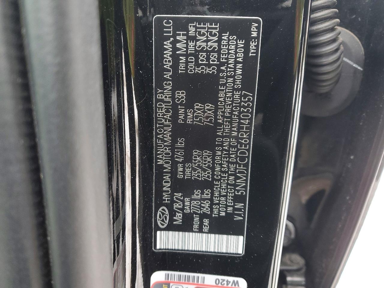 2024 HYUNDAI TUCSON SEL photo 13