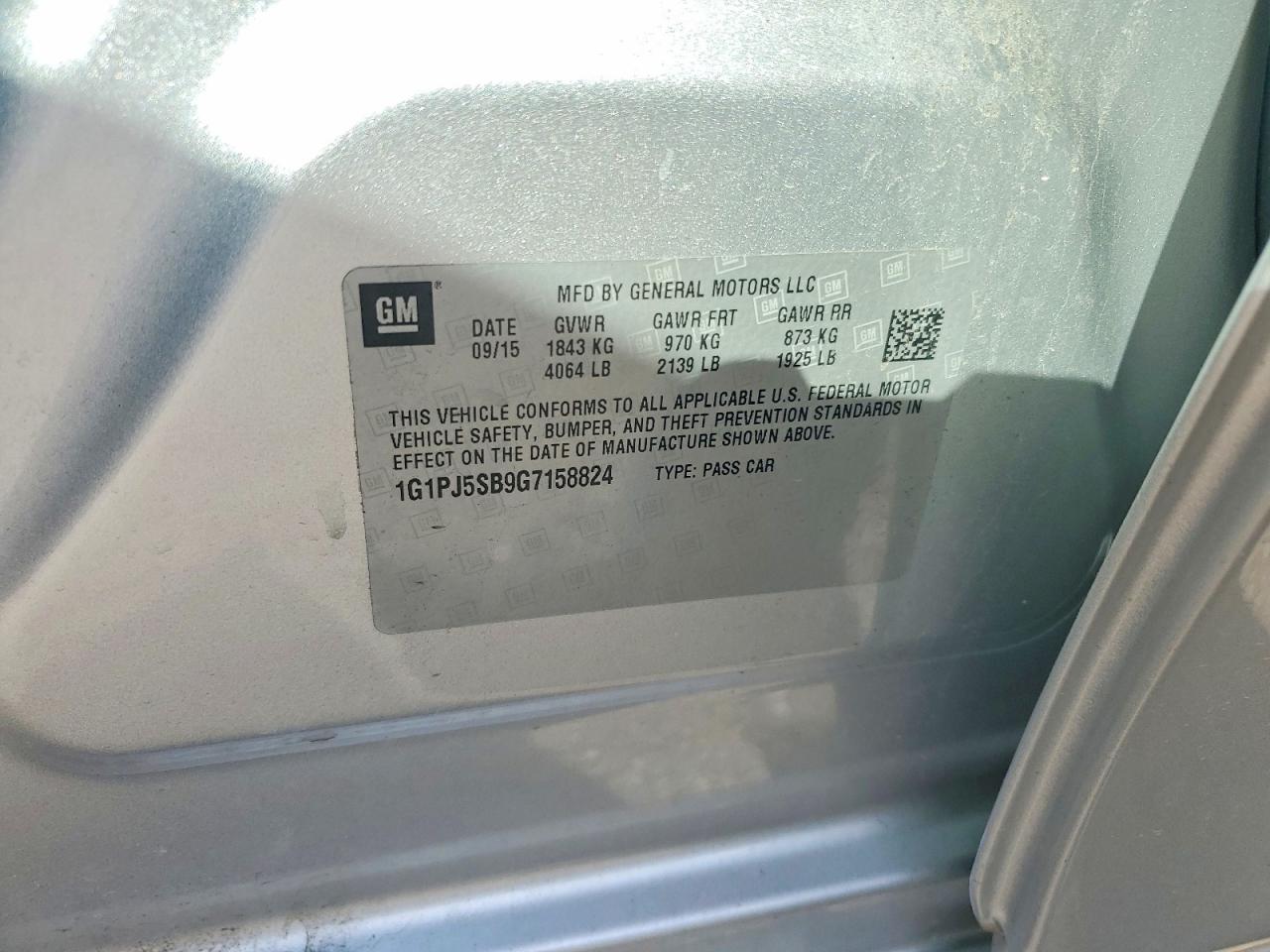 2016 CHEVROLET CRUZE LIMITED ECO photo 23