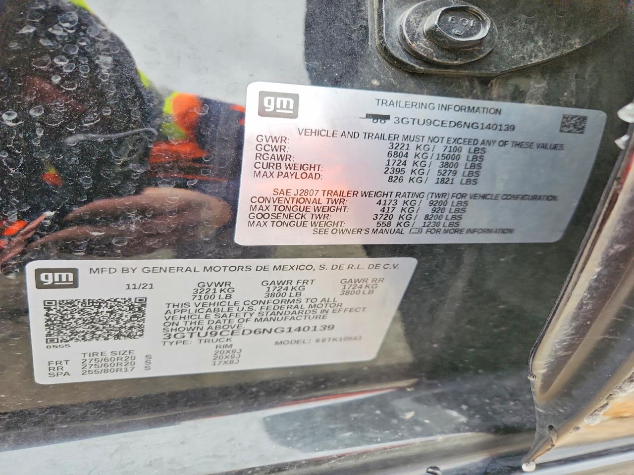 2022 GMC SIERRA LIMITED K1500 ELEVATION photo 23