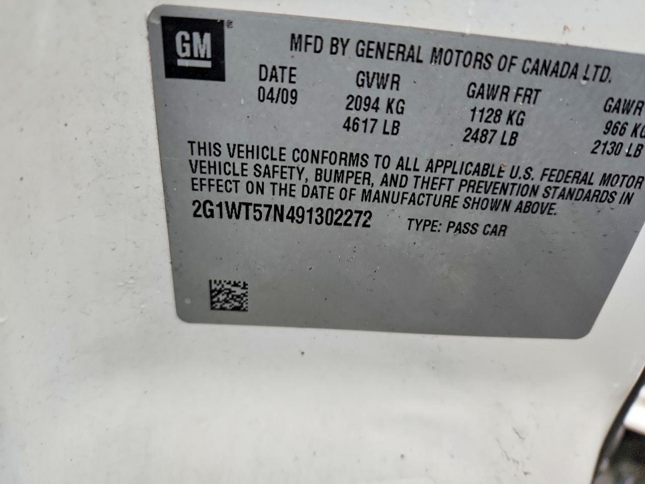 2009 CHEVROLET IMPALA 1LT photo 23