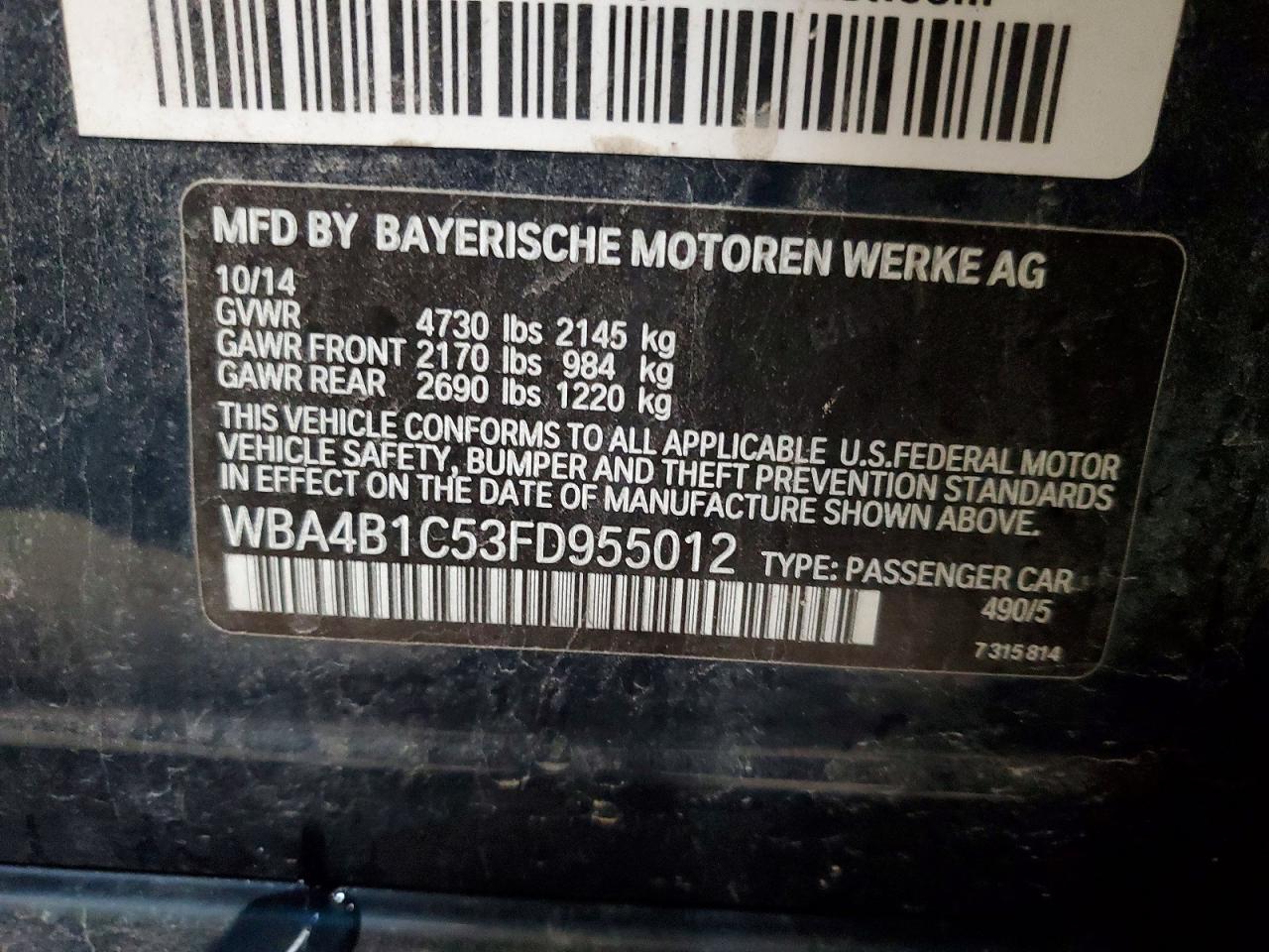 2015 BMW 435 I photo 23