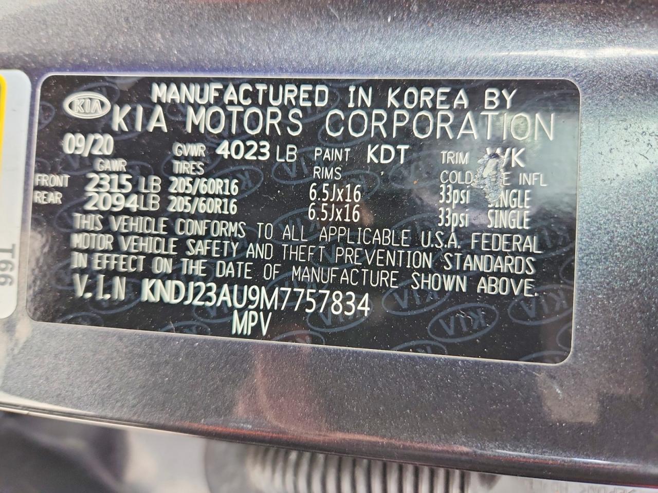 2021 KIA SOUL LX photo 13