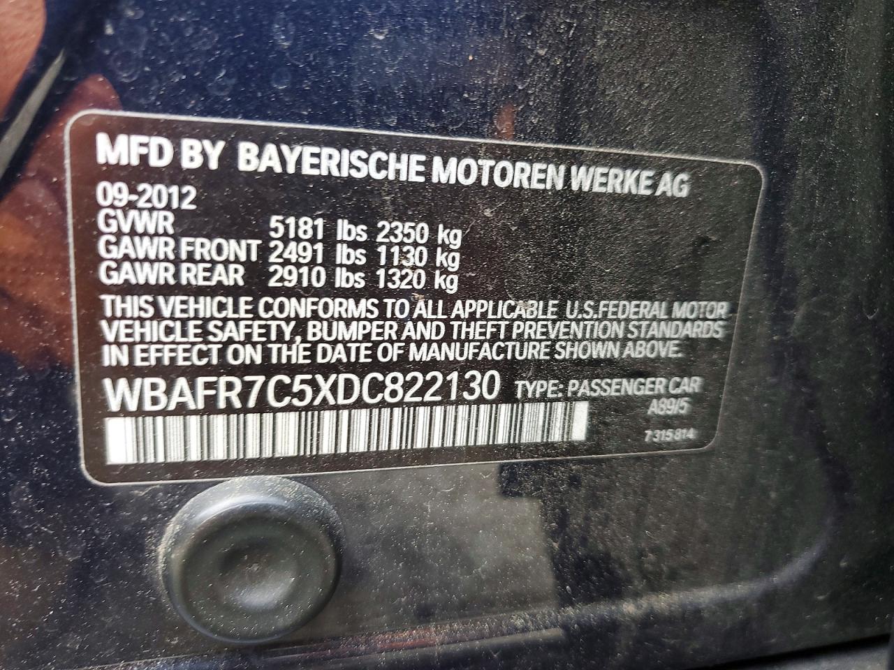 2013 BMW 535 I photo 34