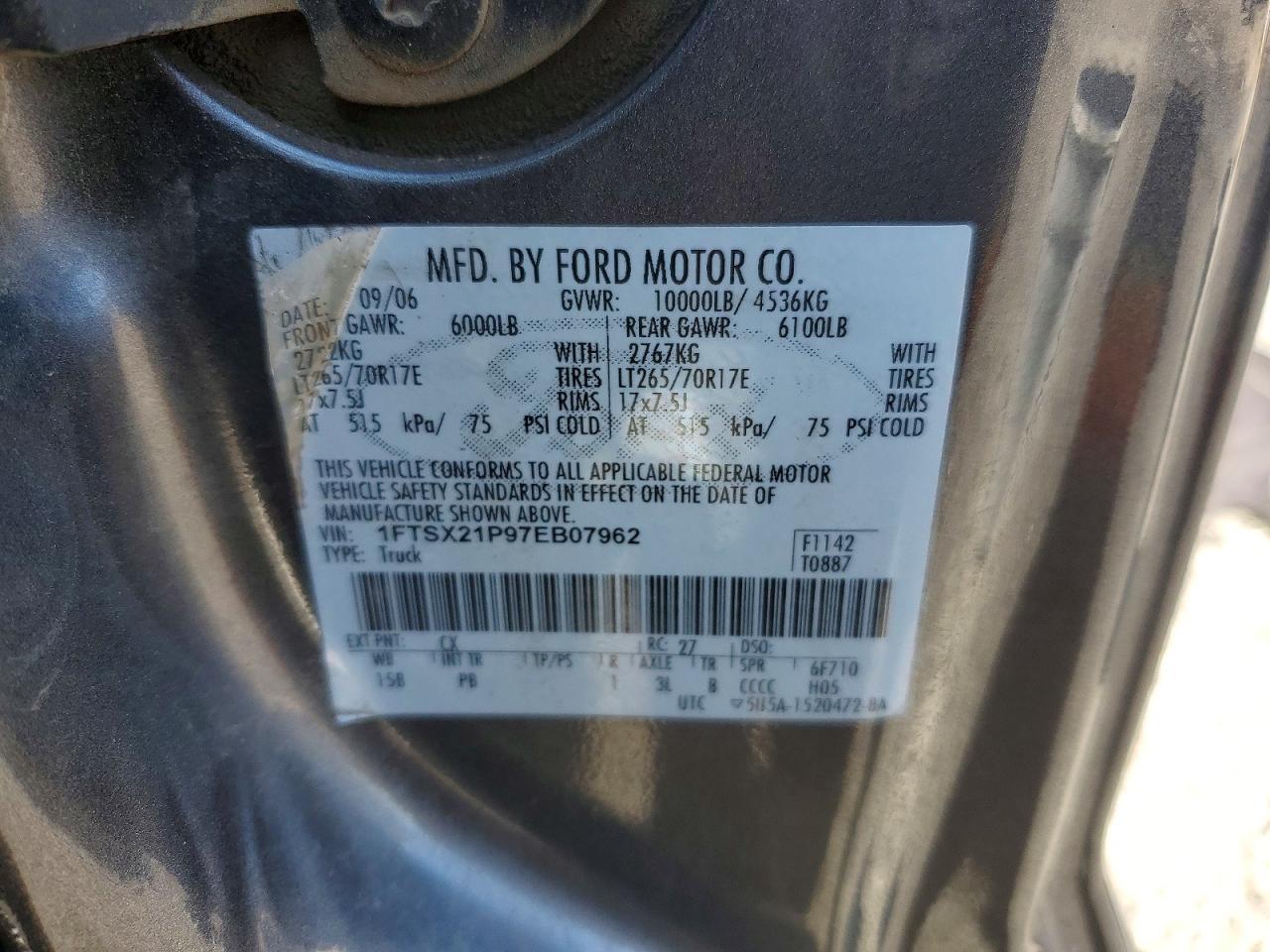 2007 FORD F250 SUPER DUTY photo 25
