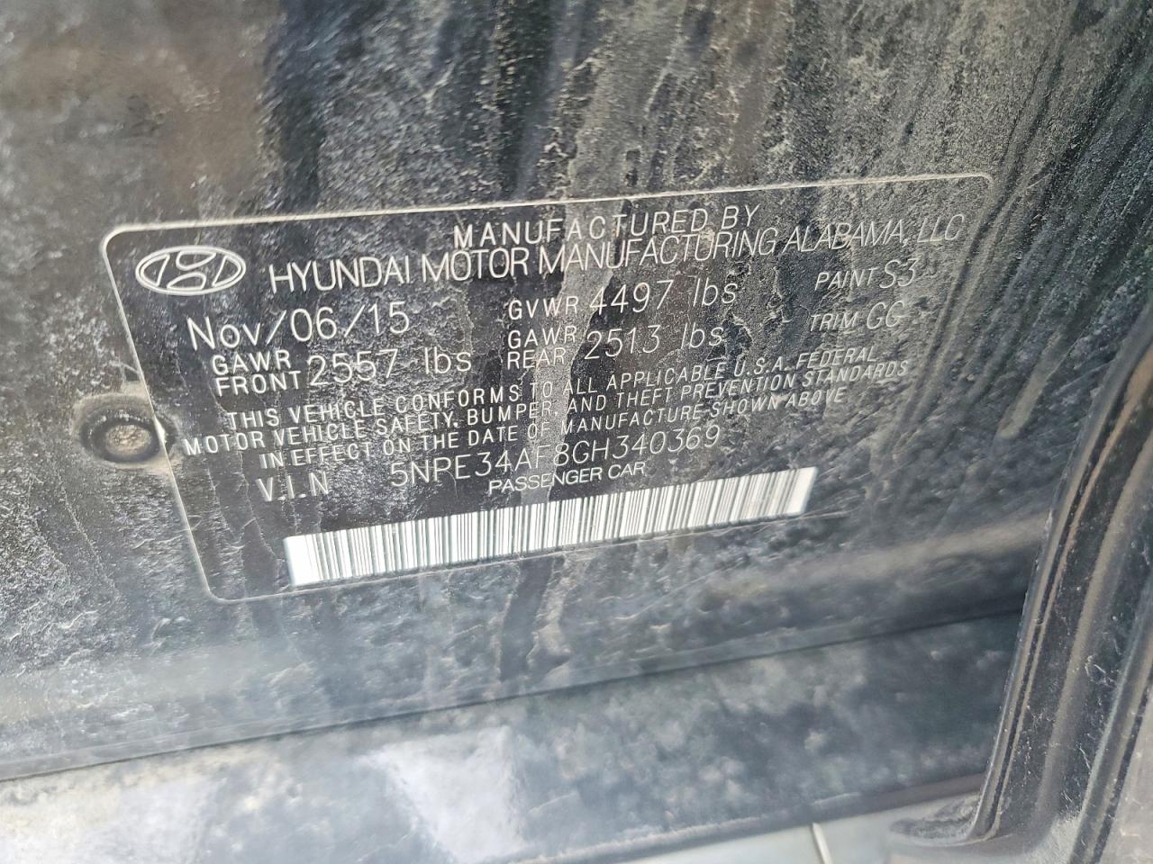 2016 HYUNDAI SONATA LIMITED photo 23