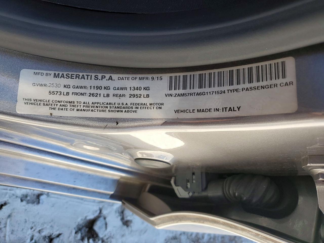 2016 MASERATI GHIBLI S photo 23