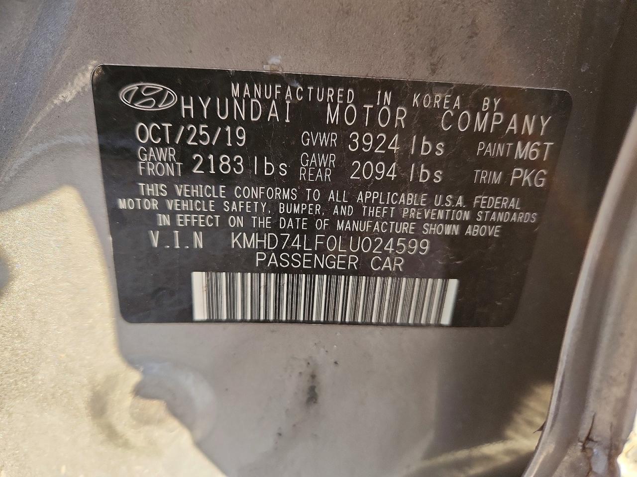 2020 HYUNDAI ELANTRA SE photo 23