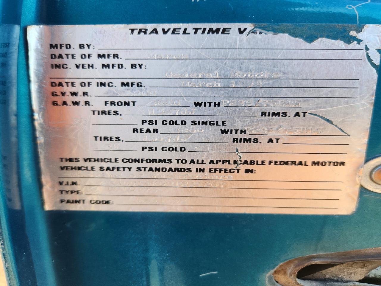 1993 CHEVROLET GMT-400 C1500 photo 12
