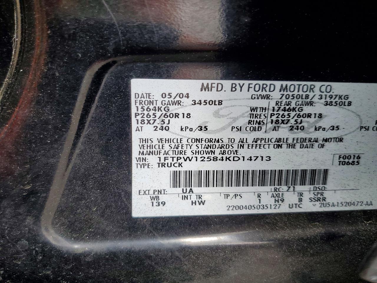 2004 FORD F150 SUPERCREW photo 34