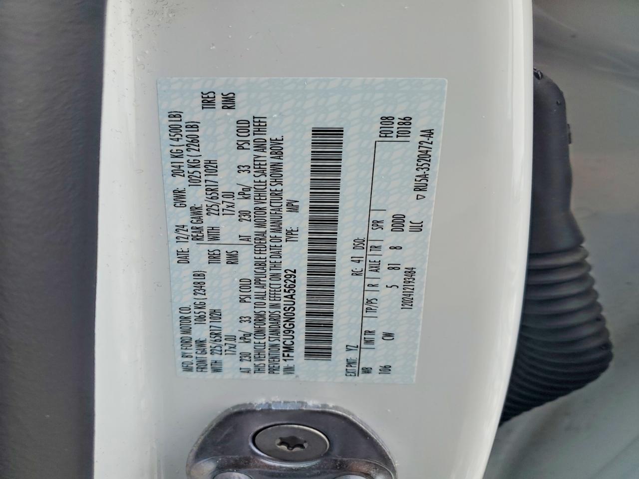 2025 FORD ESCAPE ACTIVE photo 37