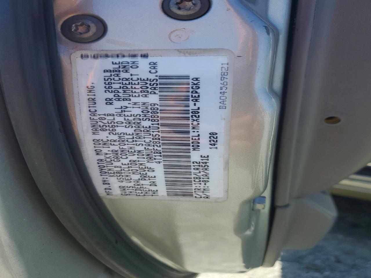 2001 TOYOTA AVALON XLS photo 25