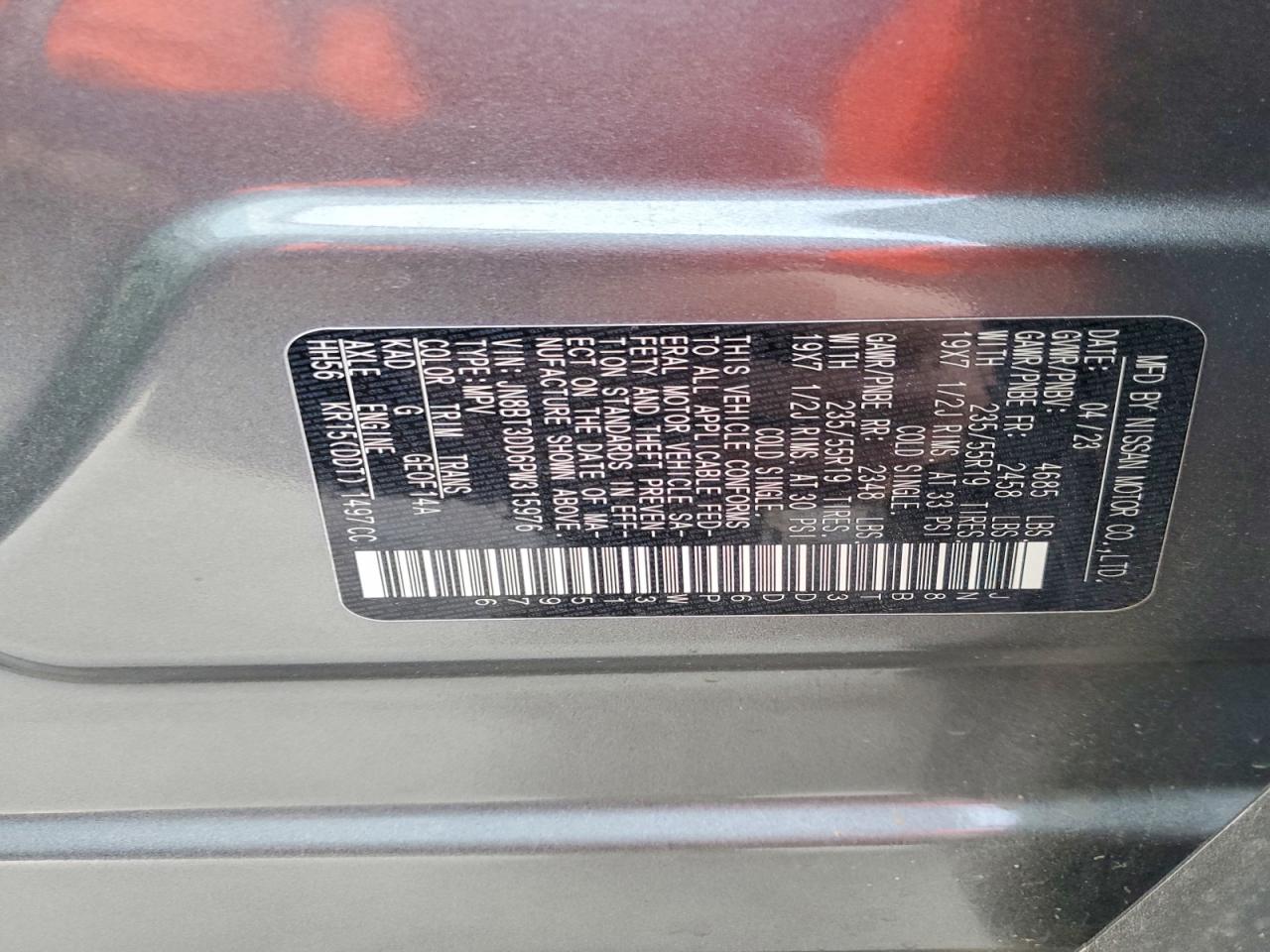 2023 NISSAN ROGUE PLATINUM photo 37