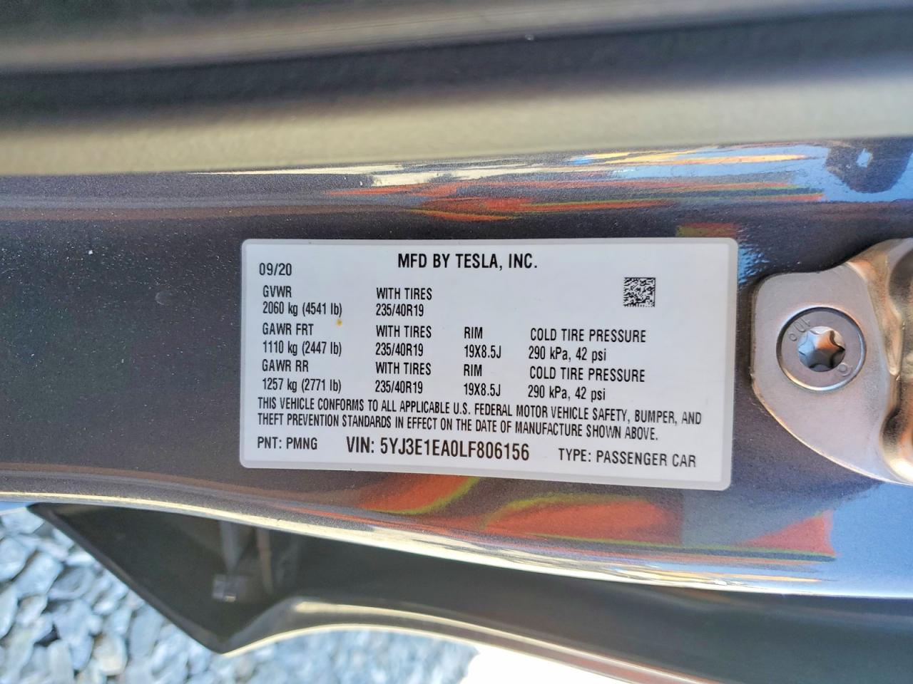 2020 TESLA MODEL 3 photo 37