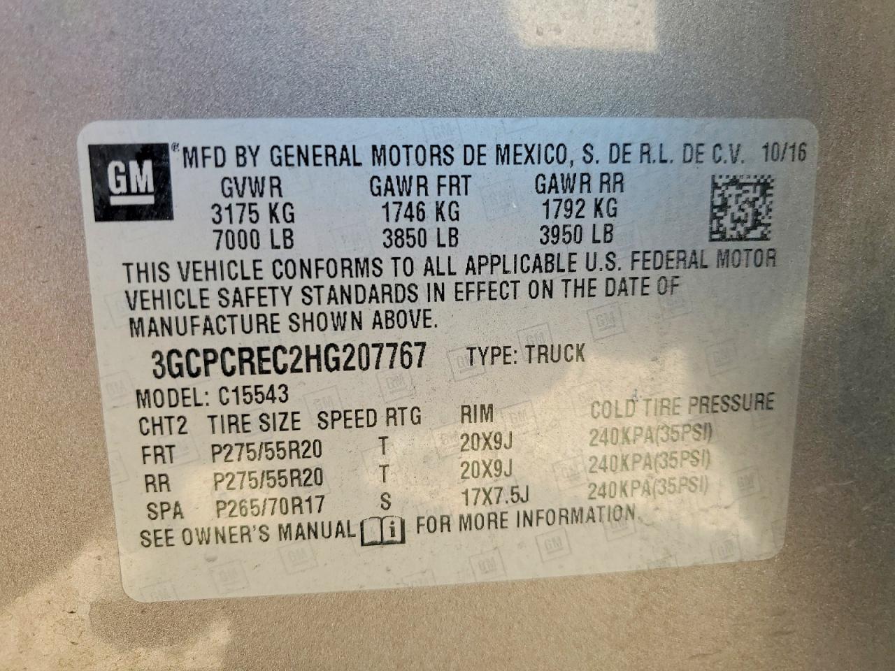 2017 CHEVROLET SILVERADO C1500 LT photo 13