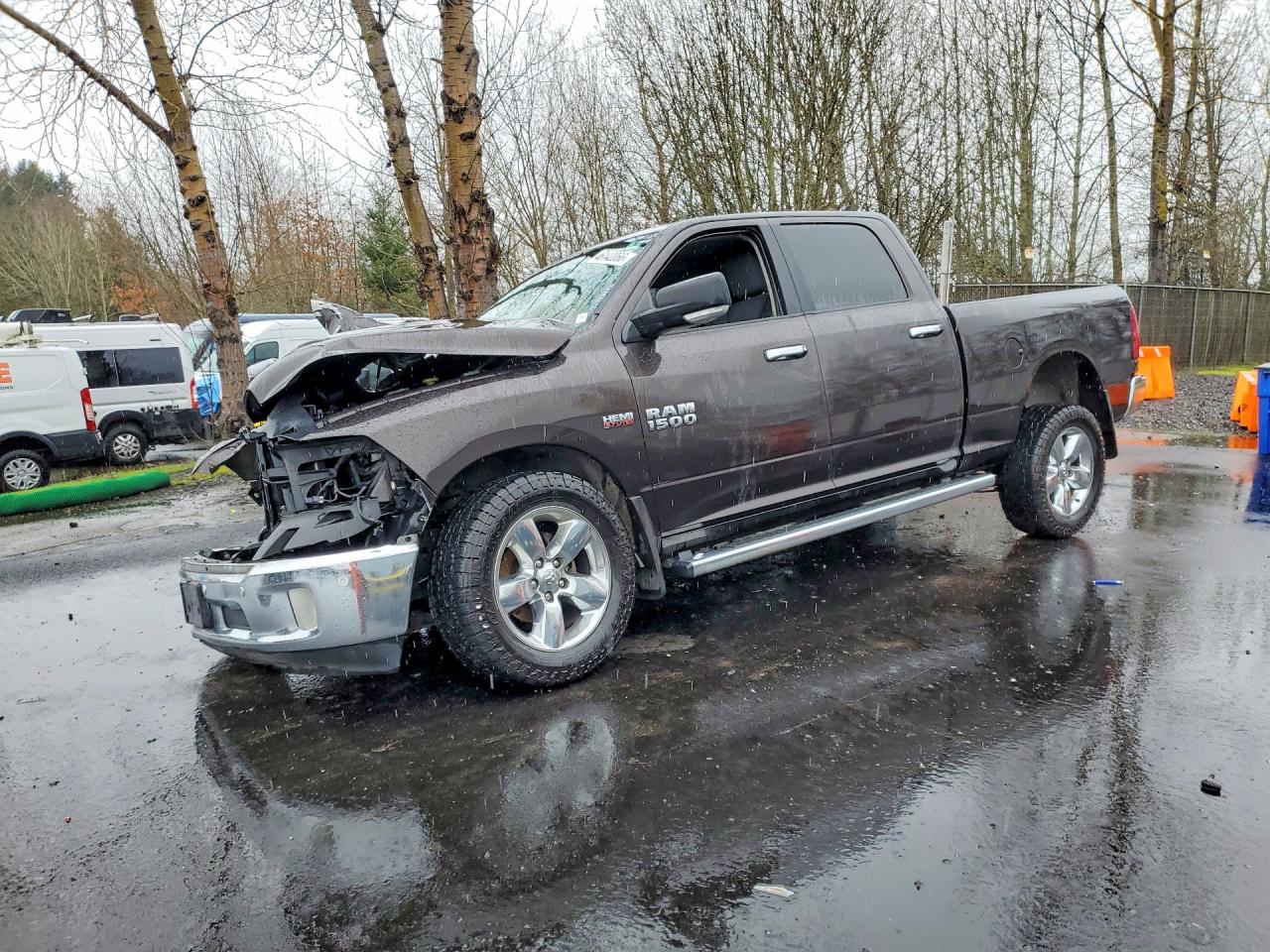 2017 RAM 1500 SLT — FRONT END damage — photo 1