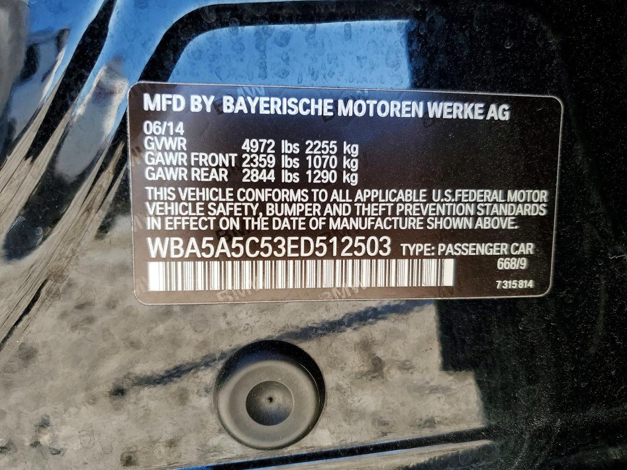 2014 BMW 528 I photo 12