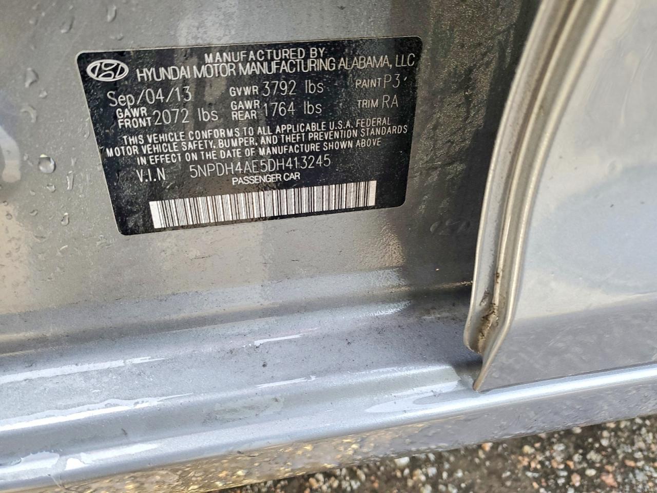 2013 HYUNDAI ELANTRA GLS photo 37