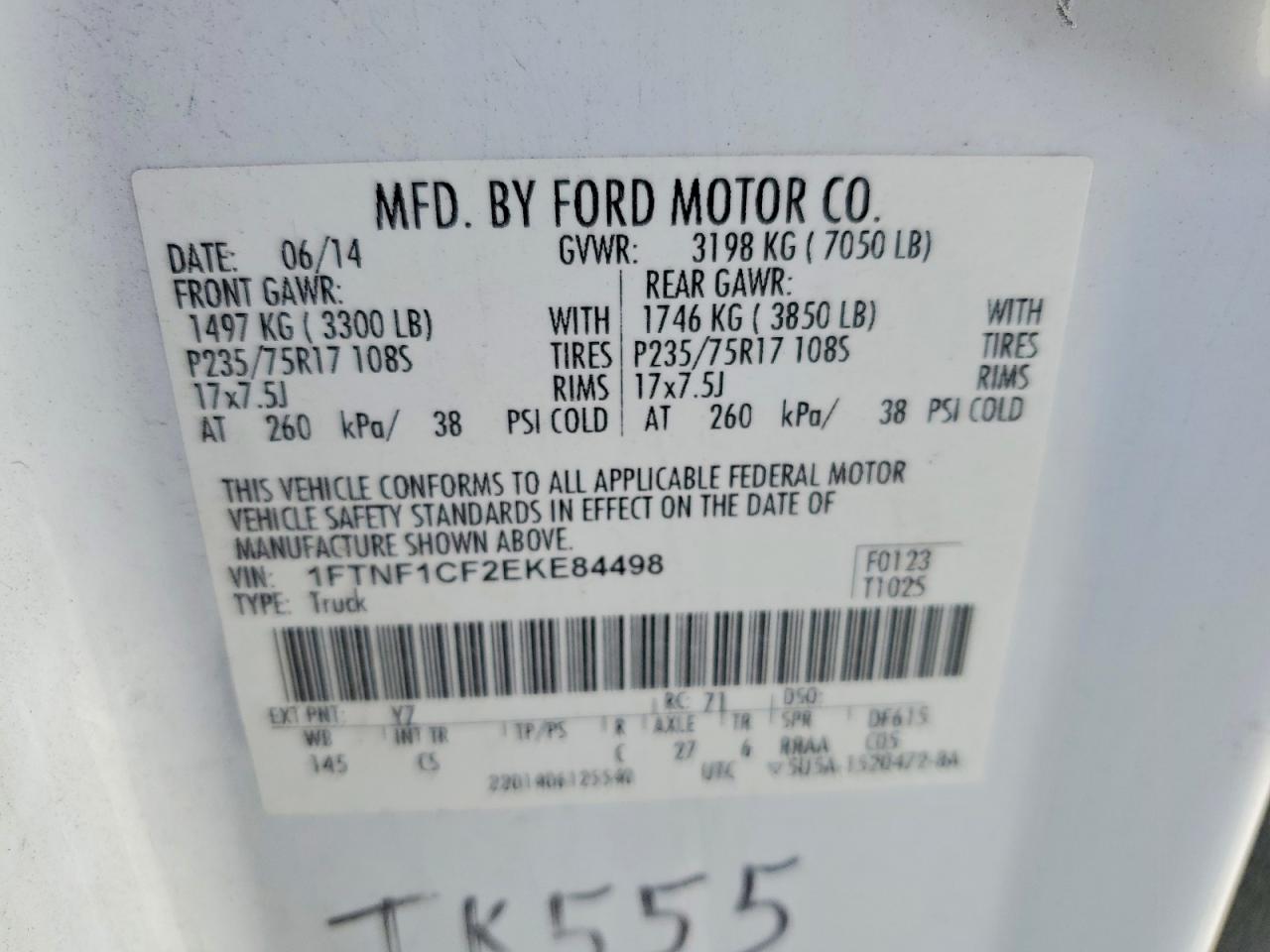 2014 FORD F150 photo 13