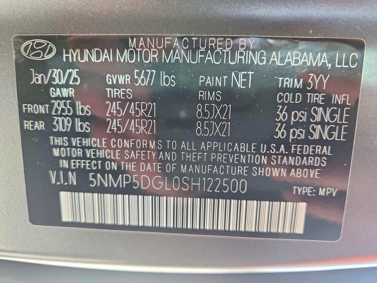 2025 HYUNDAI SANTA FE CALLIGRAPHY photo 37