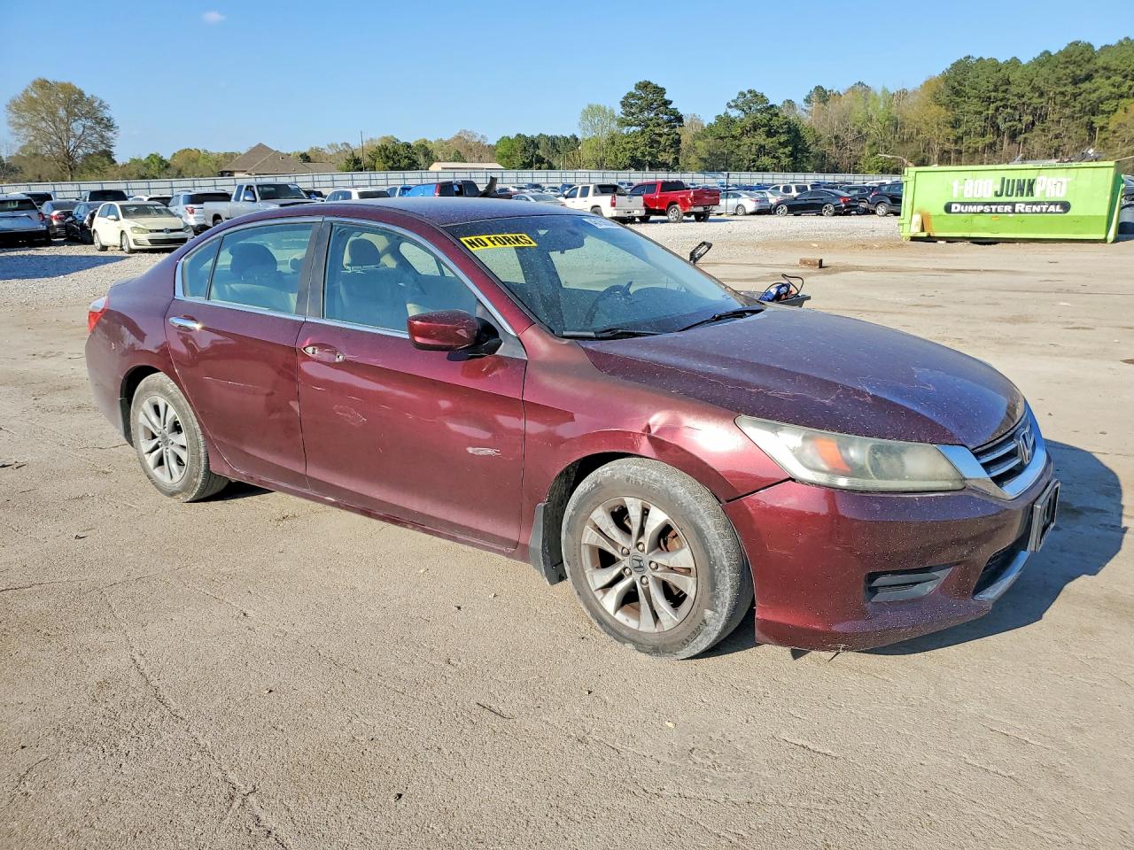 2013 HONDA ACCORD LX photo 7