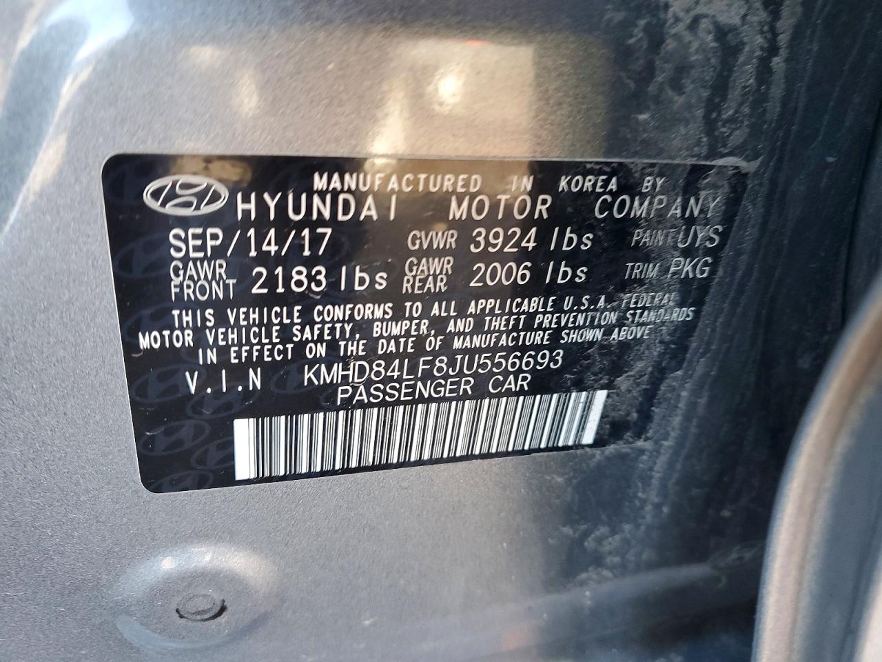 2018 HYUNDAI ELANTRA VALUE EDITION photo 12
