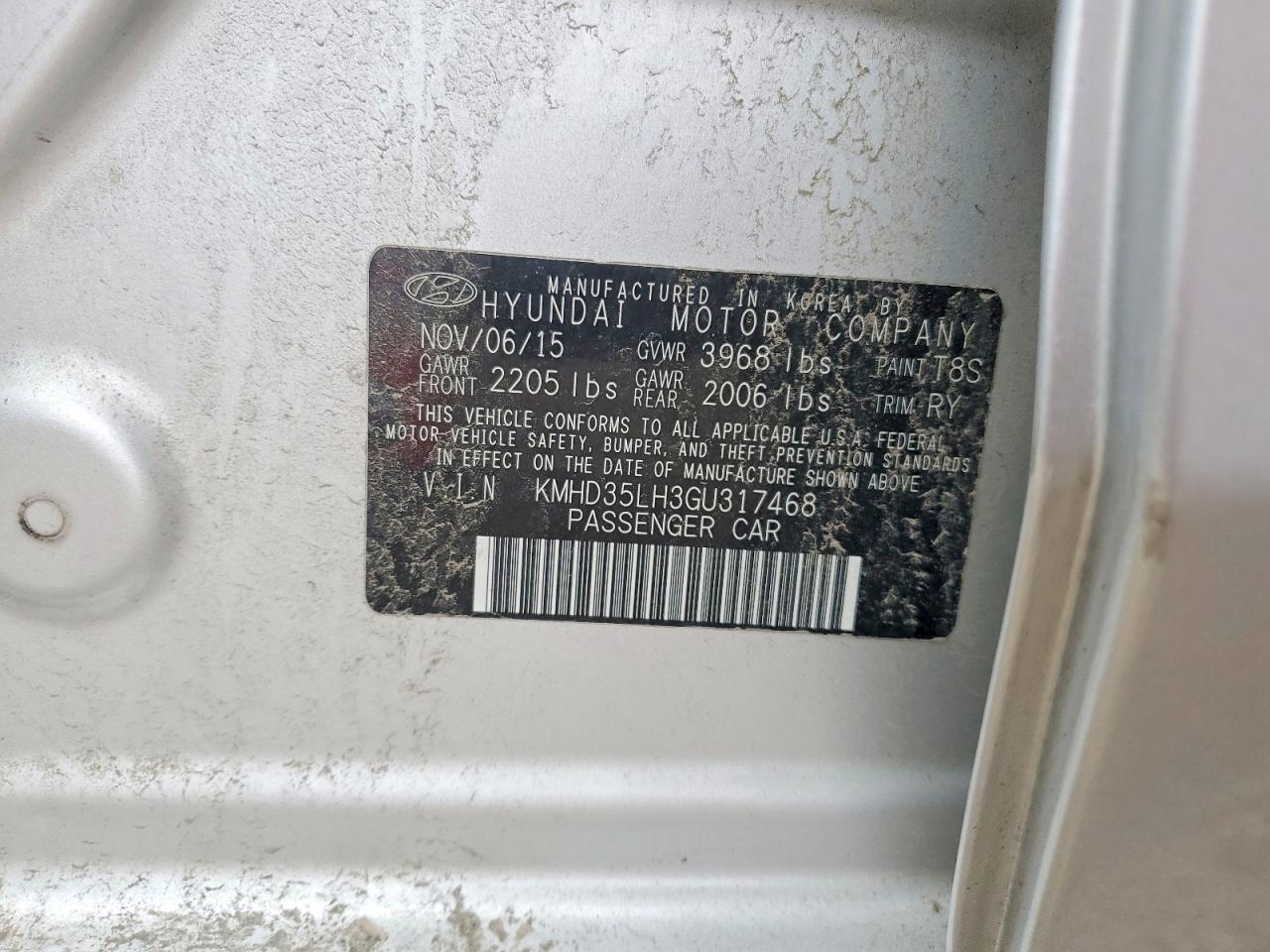 2016 HYUNDAI ELANTRA GT BASE photo 12