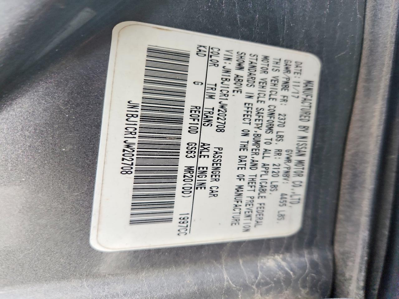 2018 NISSAN ROGUE SPORT SV photo 25
