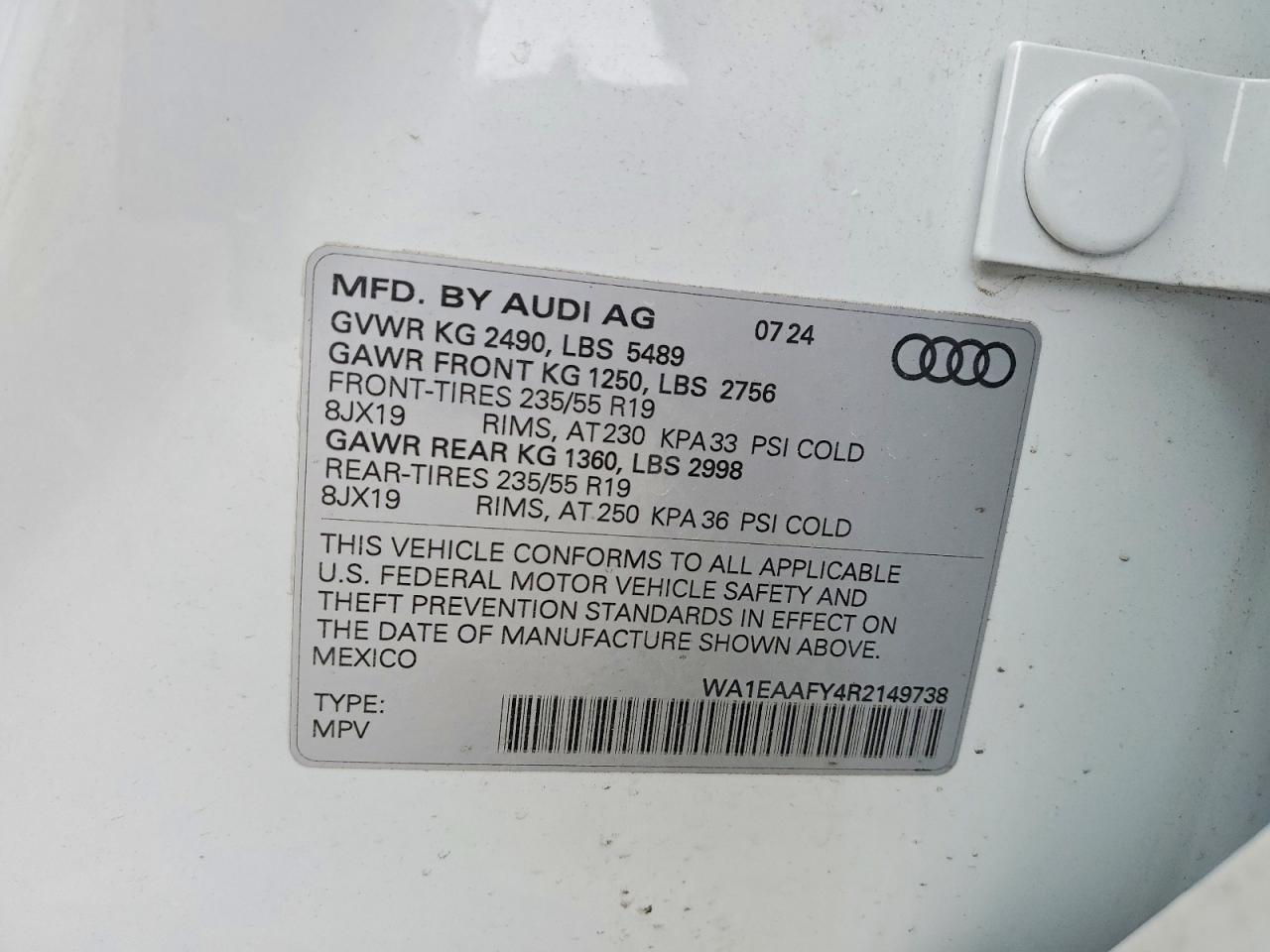 2024 AUDI Q5 PREMIUM PLUS 45 photo 37