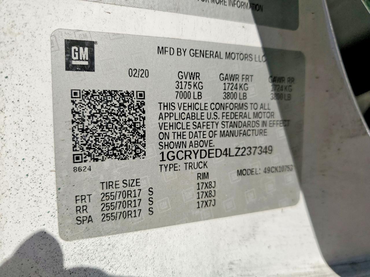 2020 CHEVROLET SILVERADO K1500 LT photo 12