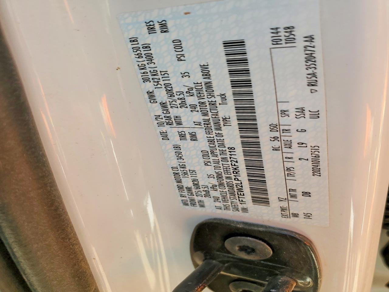 2024 FORD F150 STX photo 12
