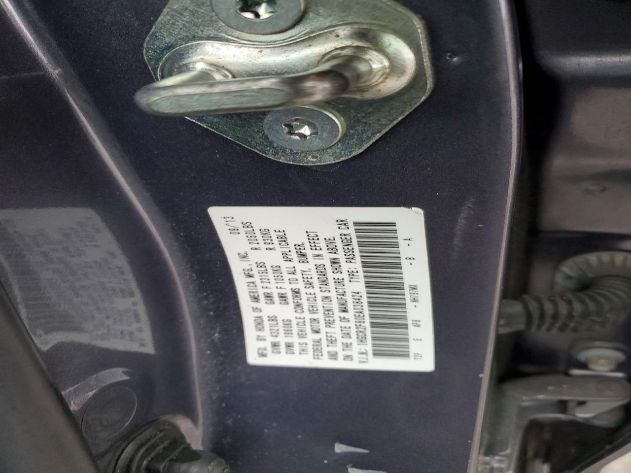 2014 HONDA ACCORD EXL photo 12