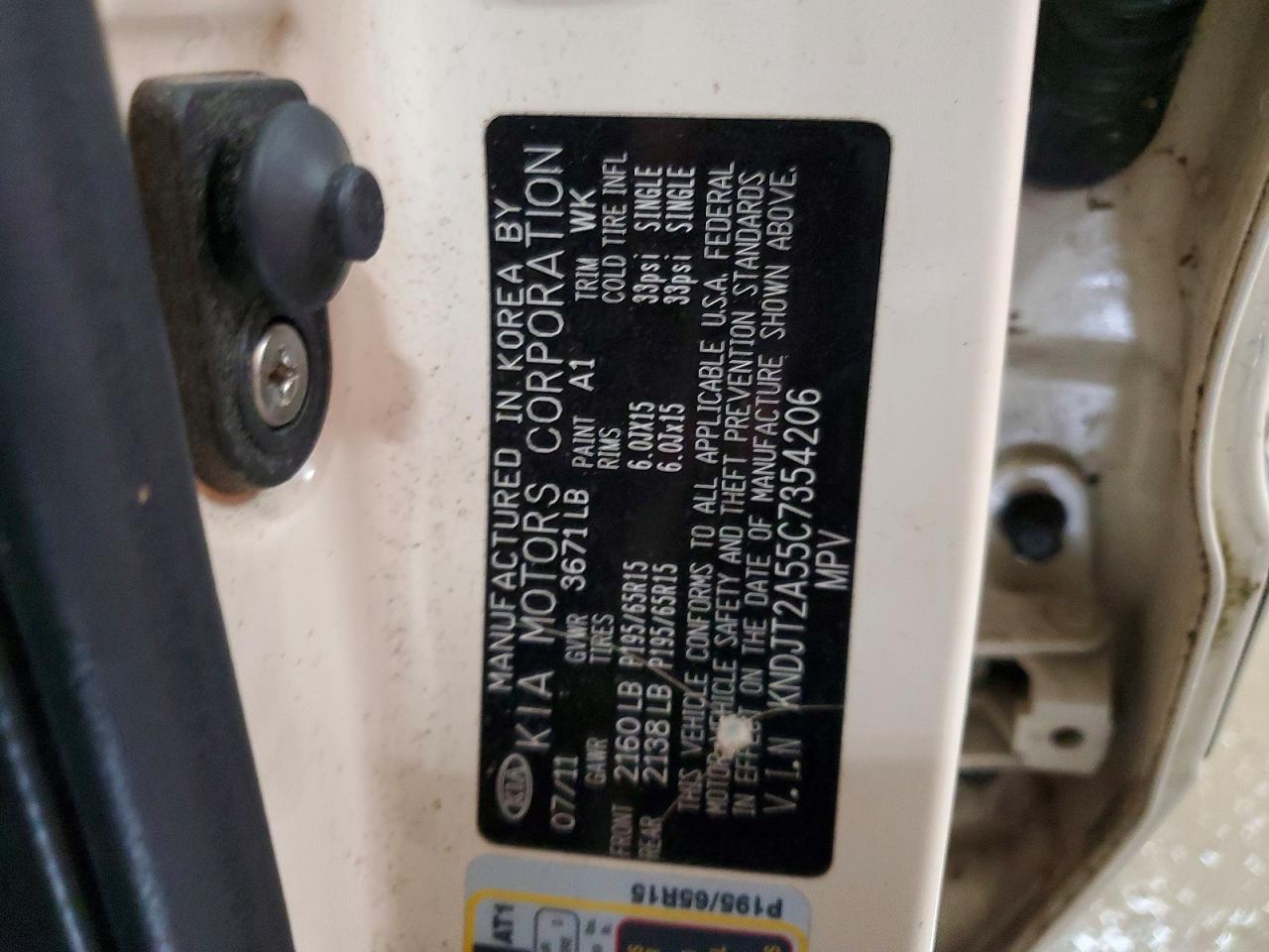 2012 KIA SOUL BASE photo 25