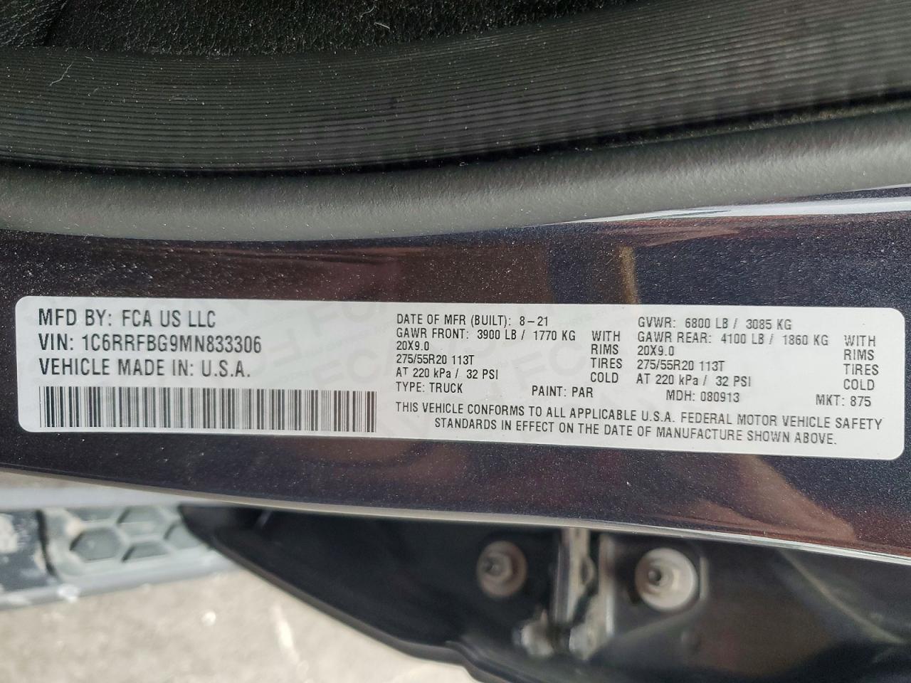 2021 RAM 1500 BIG HORN photo 13